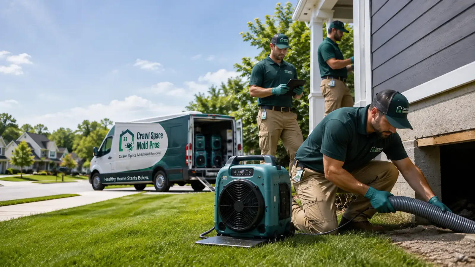 Crawl Space Mold Removal in Harrison City, PA